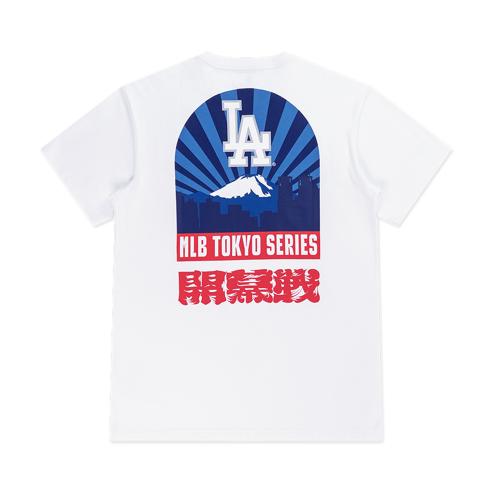 LOS ANGELES DODGERS TOKYO SERIES OPENING WHITE SHORT SLEEVE T-SHIRT