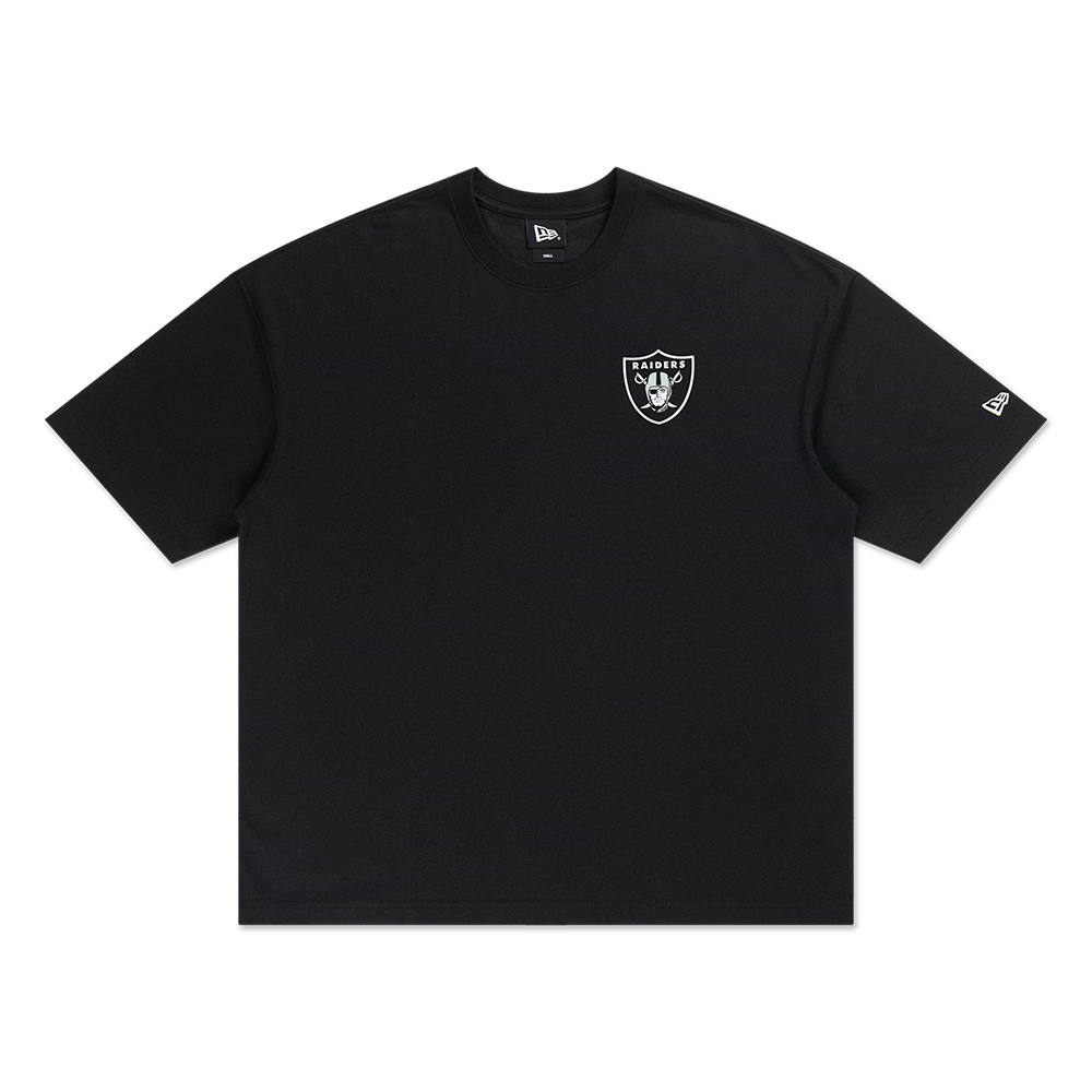 LAS VEGAS RAIDERS GRAPHIC COOLERA™ BLACK OVERSIZED SHORT SLEEVE T-SHIRT