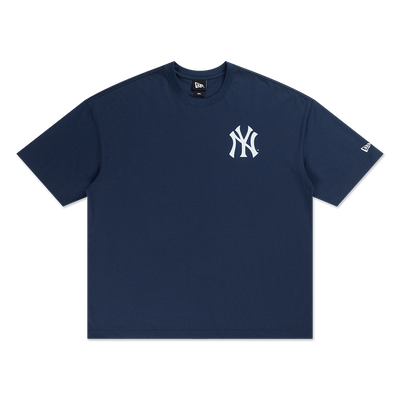 NEW YORK YANKEES GRAPHIC COOLERA™ BLUE OVERSIZED SHORT SLEEVE T-SHIRT