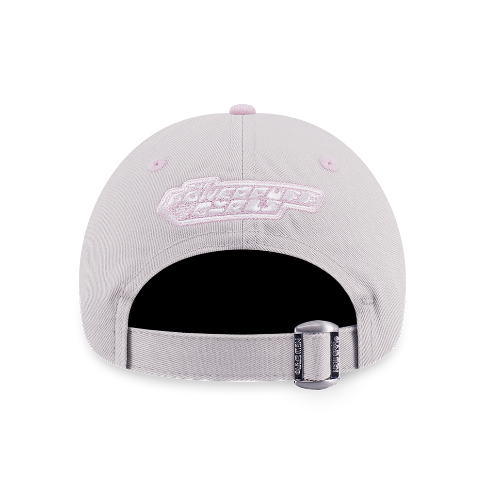 POWERPUFF GIRLS BLOSSOM 2-TONE PINK VISOR VINTAGE STONE 9TWENTY CAP ...