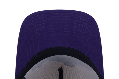 NEW ERA X BT21 THE JOURNEY COLLECTION 2-TONE BLACK VISOR CHROME WHITE 9FORTY AF TRUCKER CAP