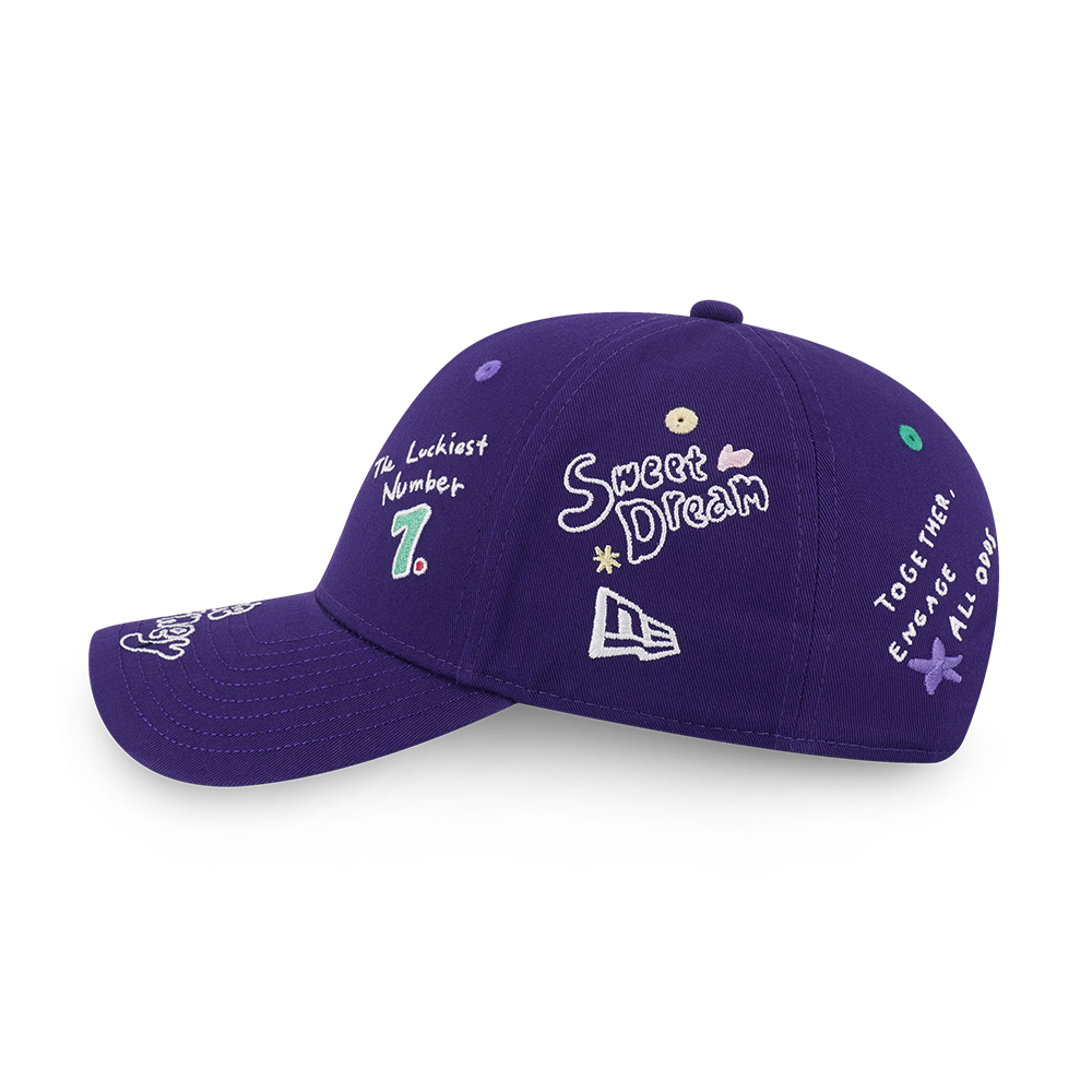 NEW ERA X BT21 THE JOURNEY COLLECTION PURPLE 9FORTY CAP