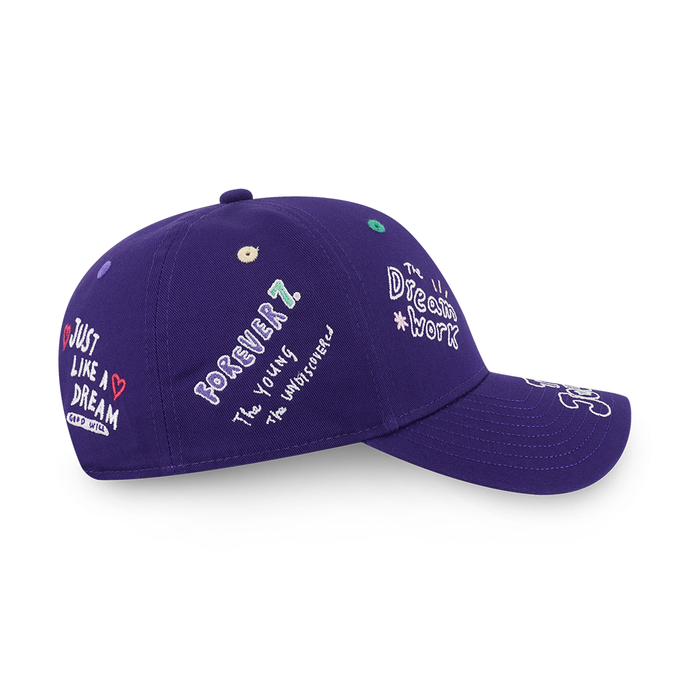 NEW ERA X BT21 THE JOURNEY COLLECTION PURPLE 9FORTY CAP