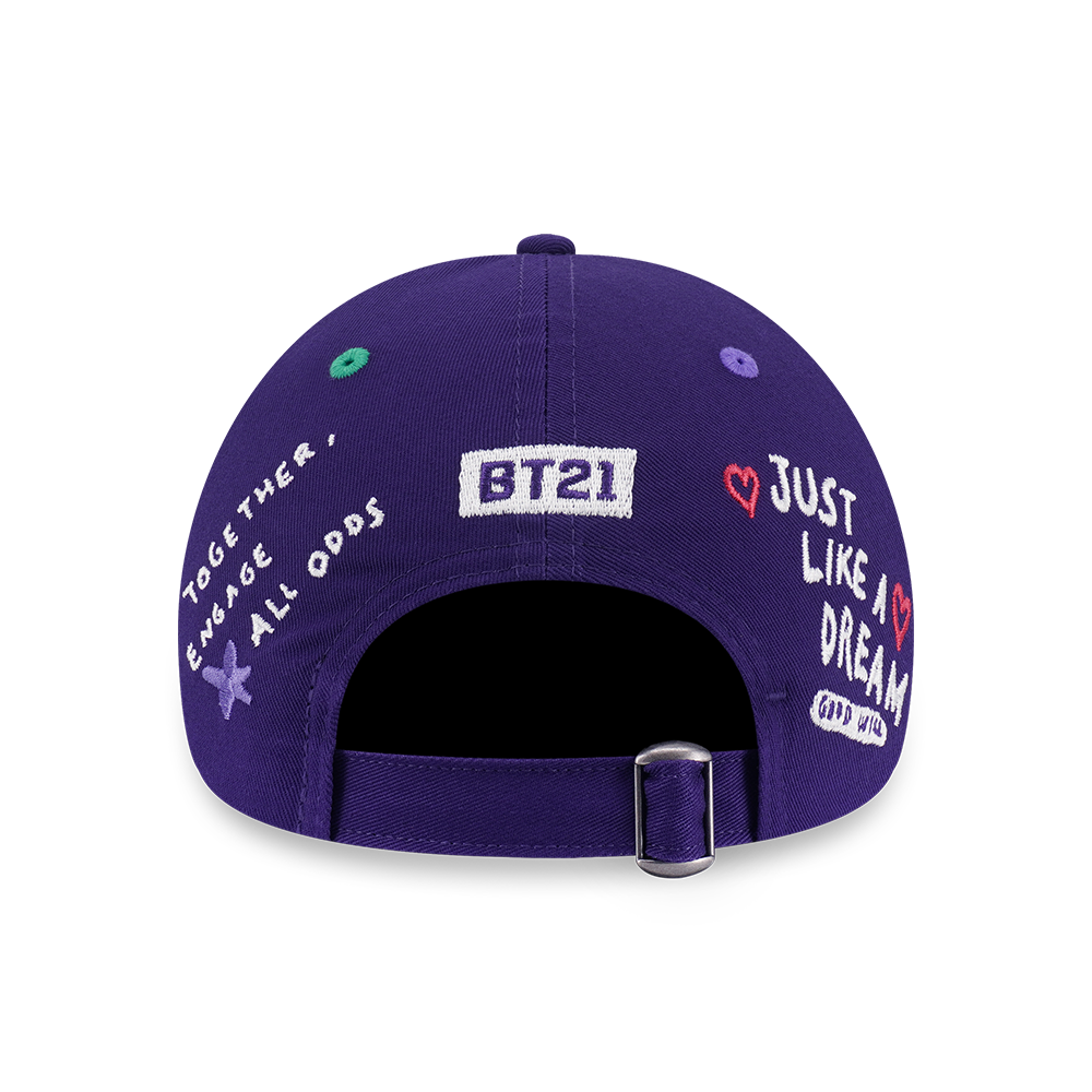 NEW ERA X BT21 THE JOURNEY COLLECTION PURPLE 9FORTY CAP