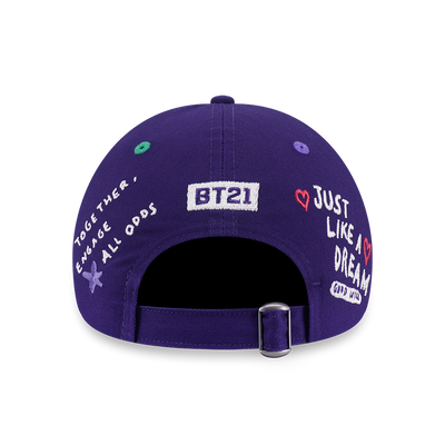 NEW ERA X BT21 THE JOURNEY COLLECTION PURPLE 9FORTY CAP