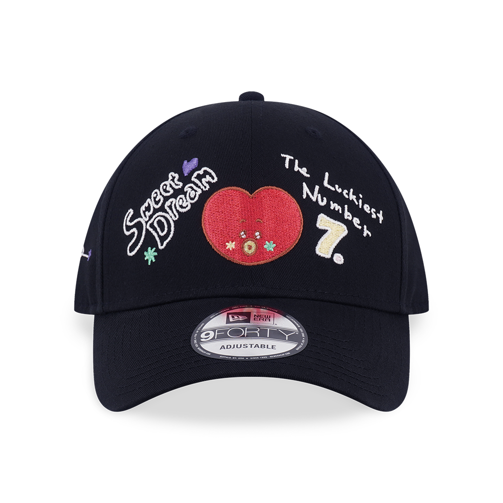 NEW ERA X BT21 THE JOURNEY COLLECTION TATA BLACK 9FORTY CAP