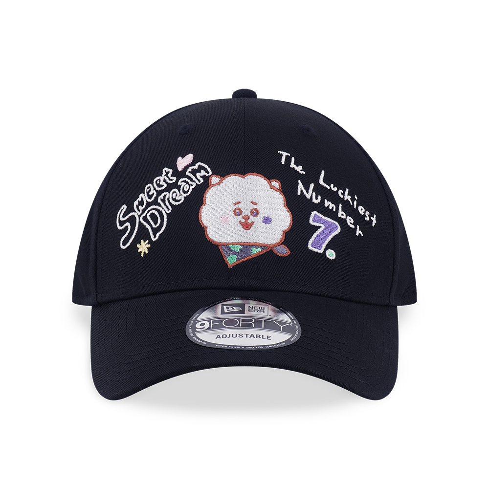 NEW ERA X BT21 THE JOURNEY COLLECTION RJ BLACK 9FORTY CAP