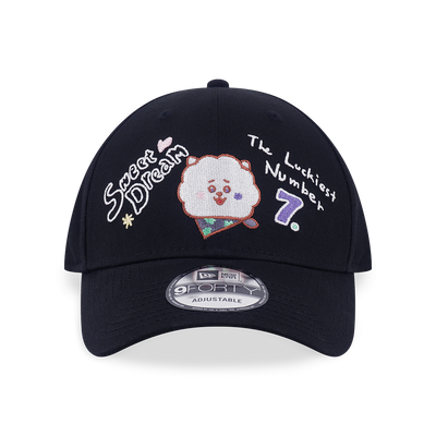 NEW ERA X BT21 THE JOURNEY COLLECTION RJ BLACK 9FORTY CAP