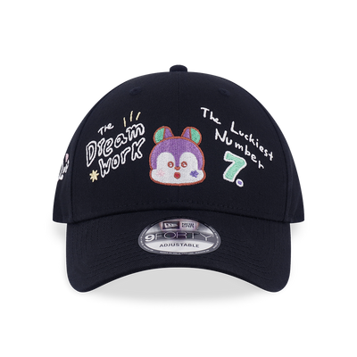 NEW ERA X BT21 THE JOURNEY COLLECTION MANG BLACK 9FORTY CAP