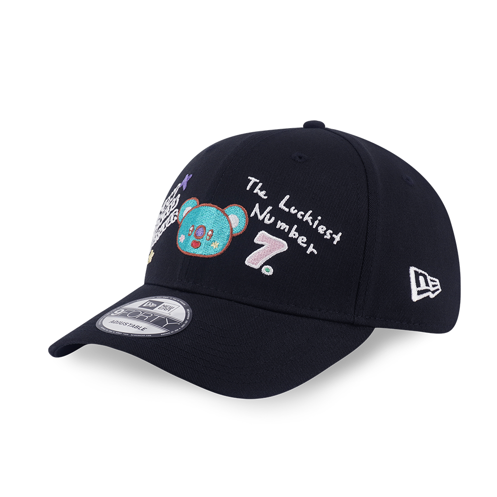 NEW ERA X BT21 THE JOURNEY COLLECTION KOYA BLACK 9FORTY CAP