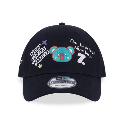 NEW ERA X BT21 THE JOURNEY COLLECTION KOYA BLACK 9FORTY CAP