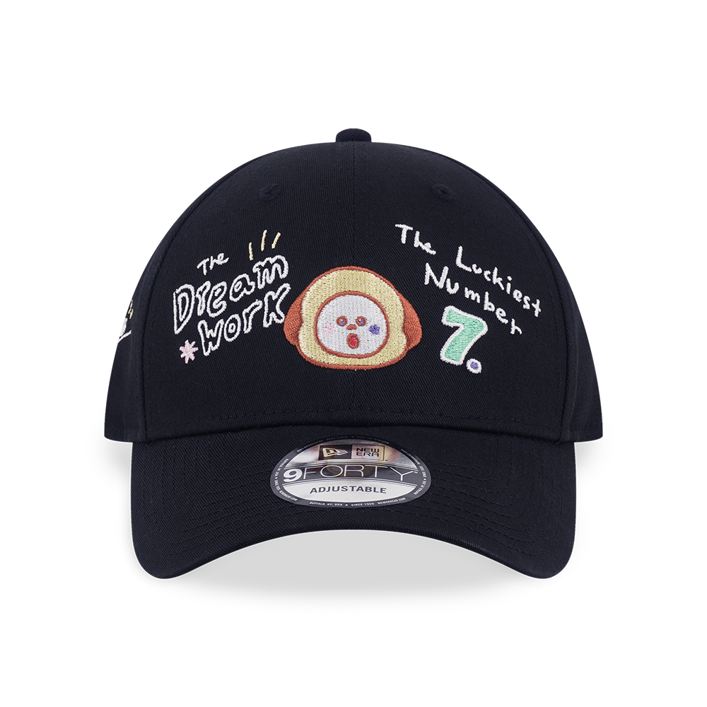 NEW ERA X BT21 THE JOURNEY COLLECTION CHIMMY BLACK 9FORTY CAP