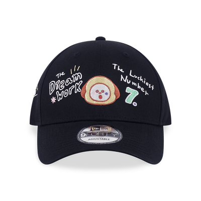 NEW ERA X BT21 THE JOURNEY COLLECTION CHIMMY BLACK 9FORTY CAP