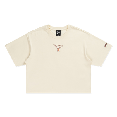 NEW ERA X BT21 THE JOURNEY COLLECTION CHROME WHITE WOMEN BOXY TEE