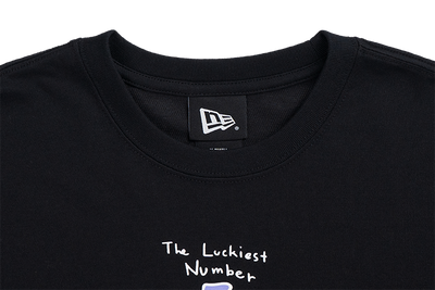 NEW ERA X BT21 THE JOURNEY COLLECTION BLACK WOMEN BOXY TEE