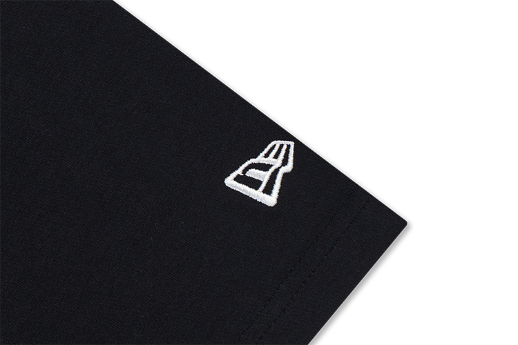 NEW ERA X BT21 THE JOURNEY COLLECTION BLACK WOMEN BOXY TEE