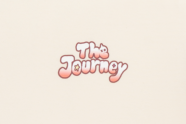 NEW ERA X BT21 THE JOURNEY COLLECTION CHROME WHITE SHORT SLEEVE T-SHIRT