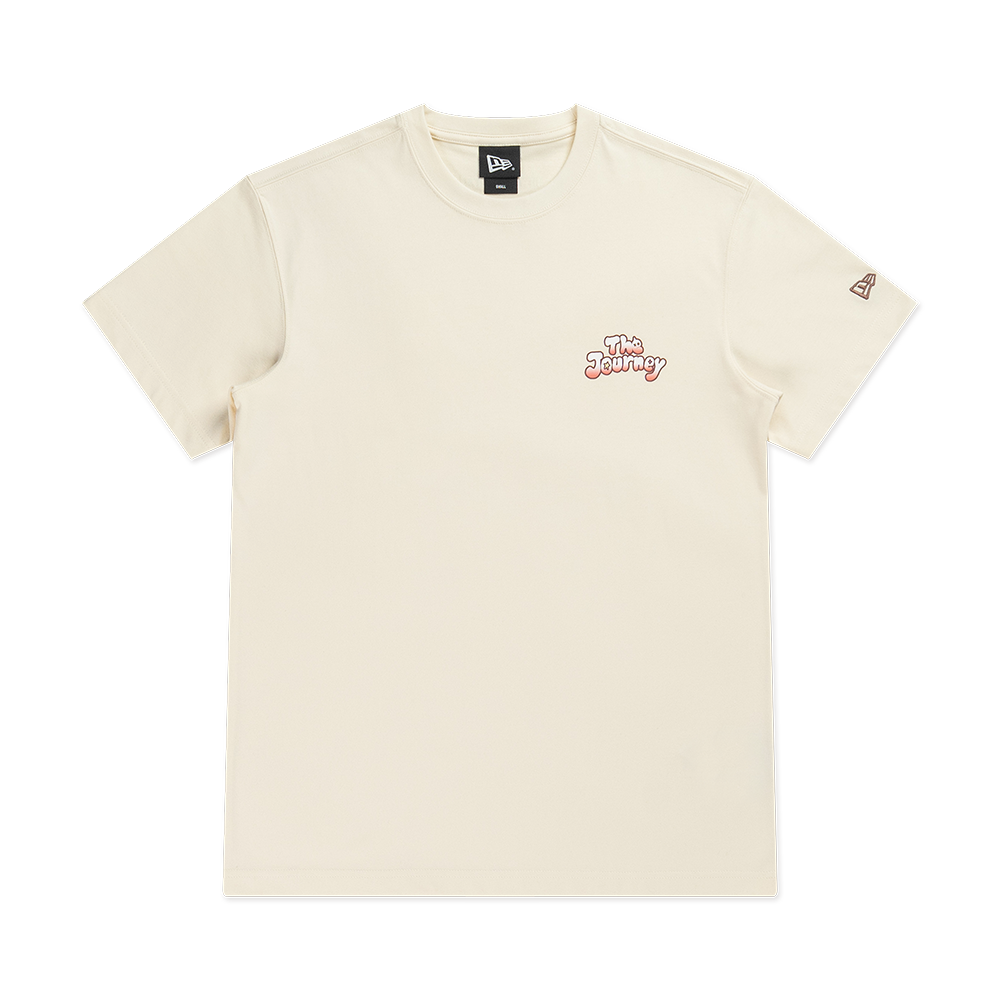 NEW ERA X BT21 THE JOURNEY COLLECTION CHROME WHITE SHORT SLEEVE T-SHIRT