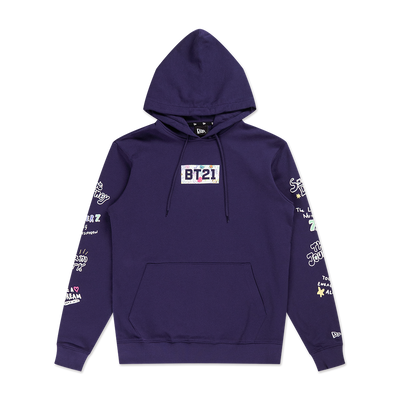 NEW ERA X BT21 THE JOURNEY COLLECTION PURPLE HOODIE