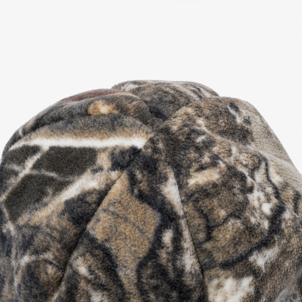 NEW ERA X THISISNEVERTHAT REAL TREE KHAKI BROWN REVERSIBLE FLEECE BEANIE