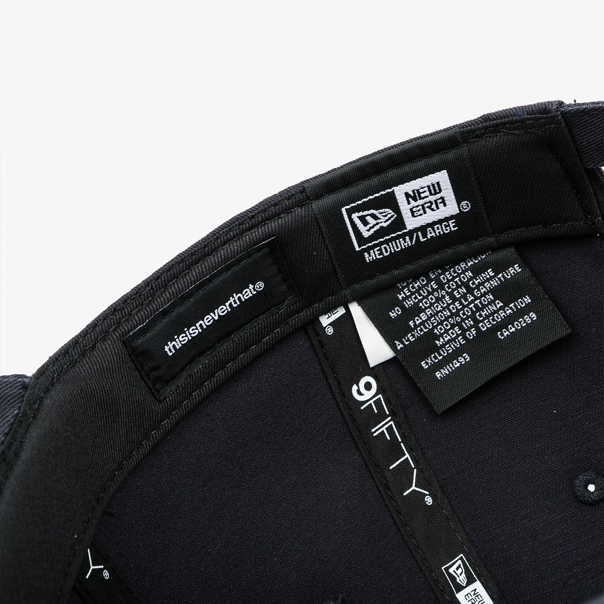 NEW ERA X THISISNEVERTHAT NEW YORK YANKEES NAVY RC 9FIFTY CAP