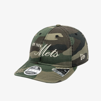 NEW ERA X THISISNEVERTHAT NEW YORK METS DARK GREEN CAMO RC 9FIFTY CAP