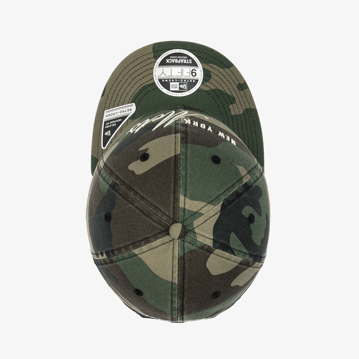 NEW ERA X THISISNEVERTHAT NEW YORK METS DARK GREEN CAMO RC 9FIFTY CAP