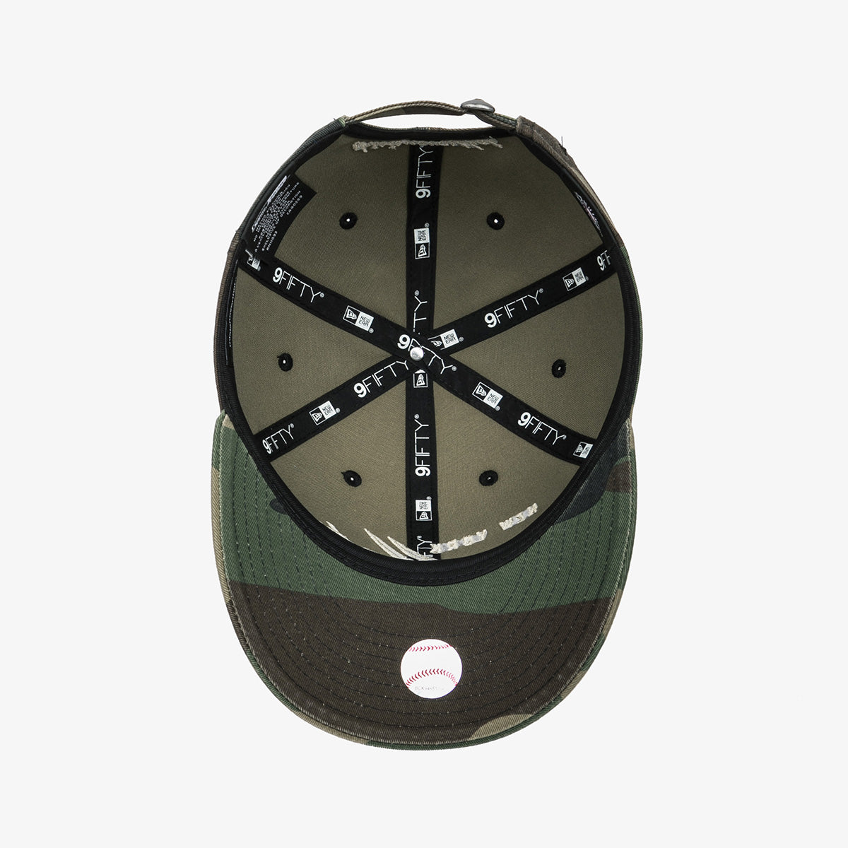 NEW ERA X THISISNEVERTHAT NEW YORK METS DARK GREEN CAMO RC 9FIFTY CAP