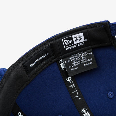 NEW ERA X THISISNEVERTHAT LOS ANGELES DODGERS MED BLUE RC 9FIFTY CAP