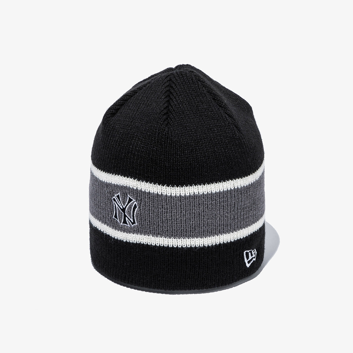 NEW ERA X THISISNEVERTHAT NEW YORK YANKEES STRIPE BLACK BEANIE
