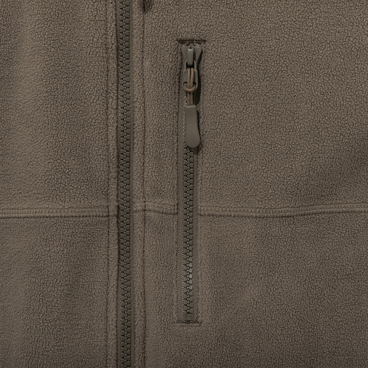 NEW ERA X THISISNEVERTHAT REAL TREE KHAKI BROWN REVERSIBLE FLEECE VEST