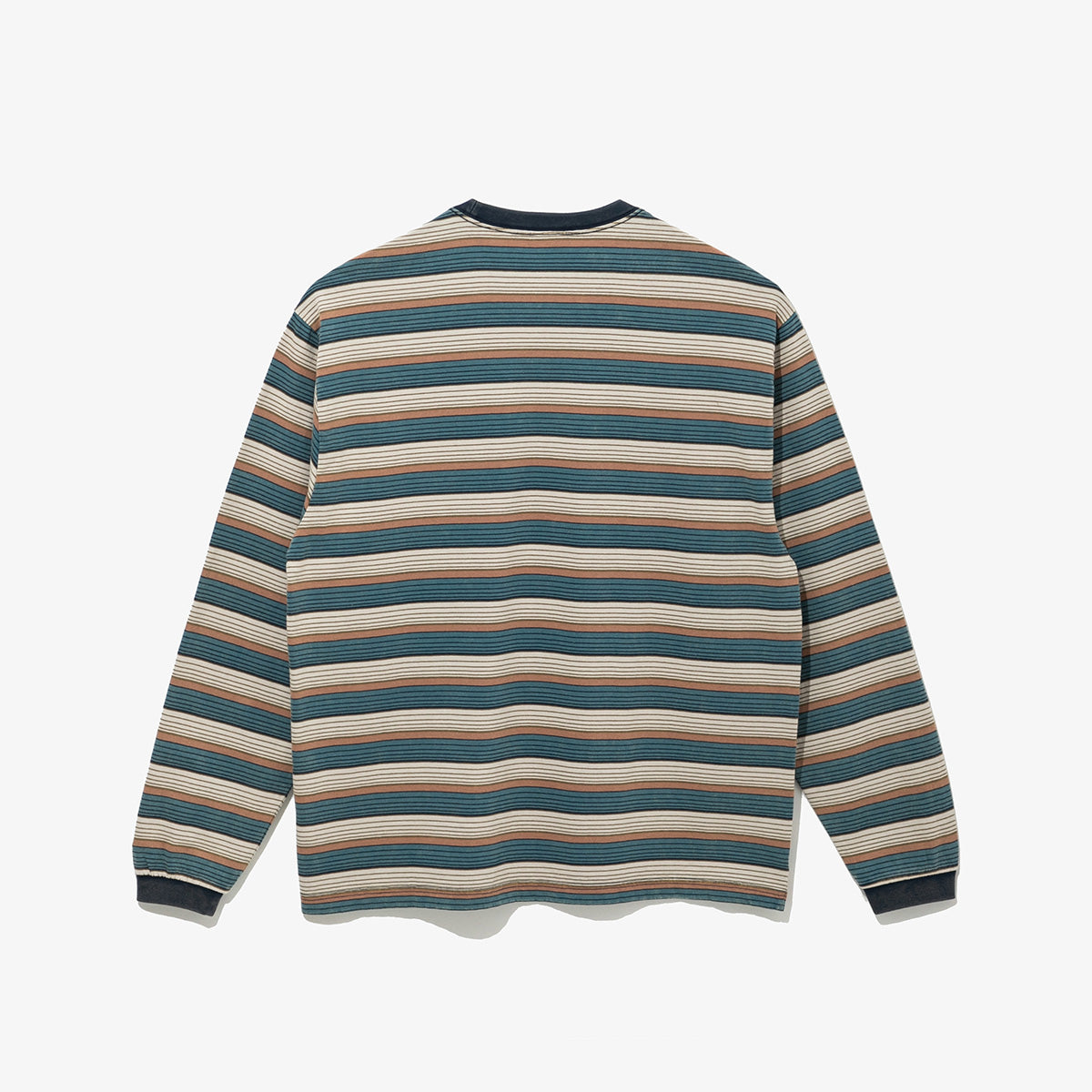 NEW ERA X THISISNEVERTHAT BORDER BEIGE LONG SLEEVE T-SHIRT