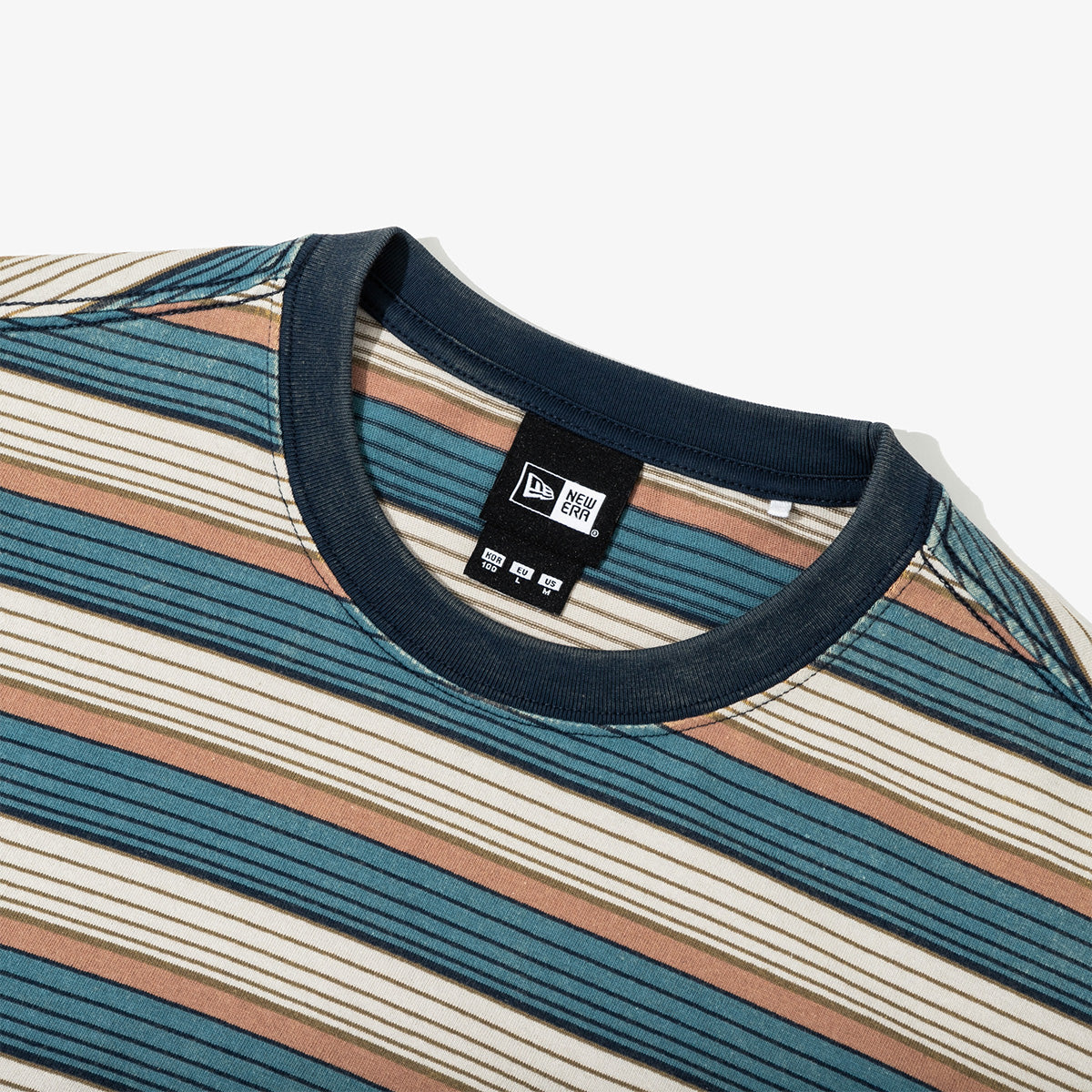 NEW ERA X THISISNEVERTHAT BORDER BEIGE LONG SLEEVE T-SHIRT