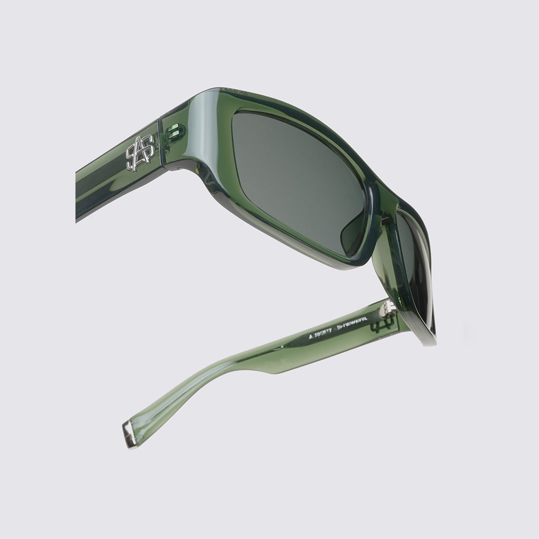 NEW ERA X A. SOCIETY DARK GREEN SCOTTY SUNGLASSES