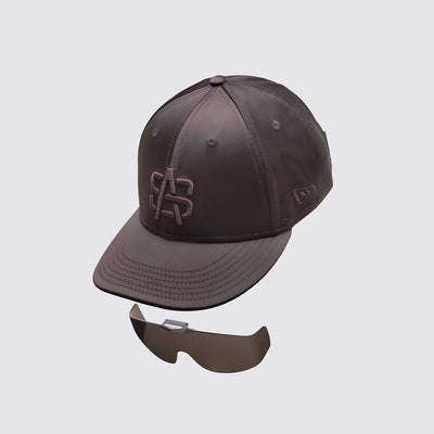 NEW ERA X A. SOCIETY EXCLUSIVE BROWN 9FIFTY LOW PROFILE CAP AND SUNGLASS LENS BOX SET