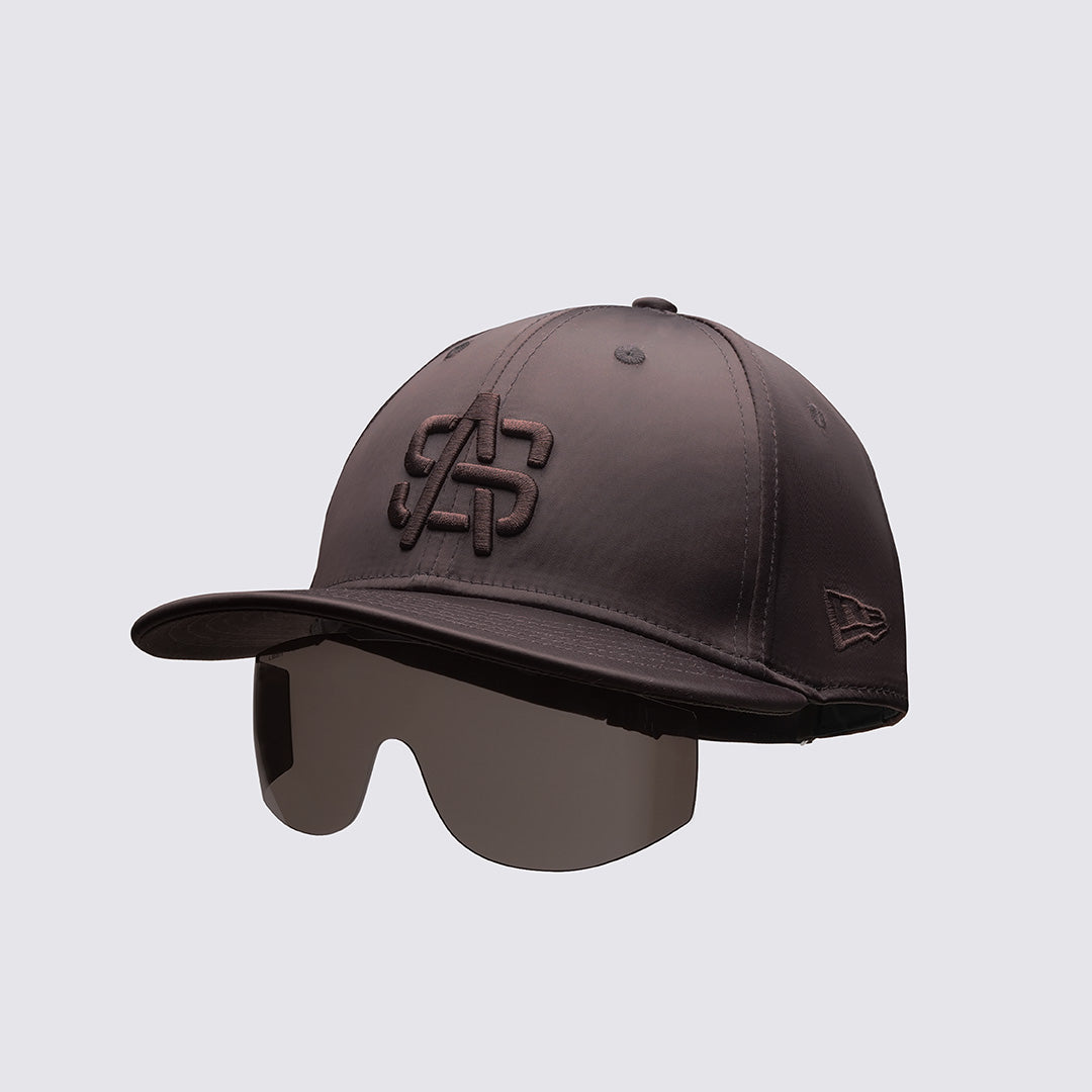 NEW ERA X A. SOCIETY EXCLUSIVE BROWN 9FIFTY LOW PROFILE CAP AND SUNGLASS LENS BOX SET