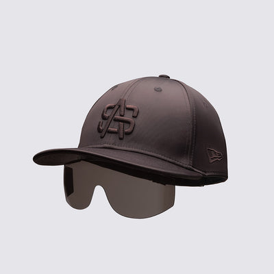 NEW ERA X A. SOCIETY EXCLUSIVE BROWN 9FIFTY LOW PROFILE CAP AND SUNGLASS LENS BOX SET