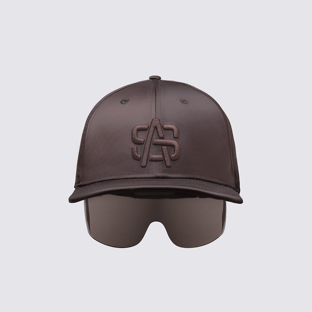 NEW ERA X A. SOCIETY EXCLUSIVE BROWN 9FIFTY LOW PROFILE CAP AND SUNGLASS LENS BOX SET