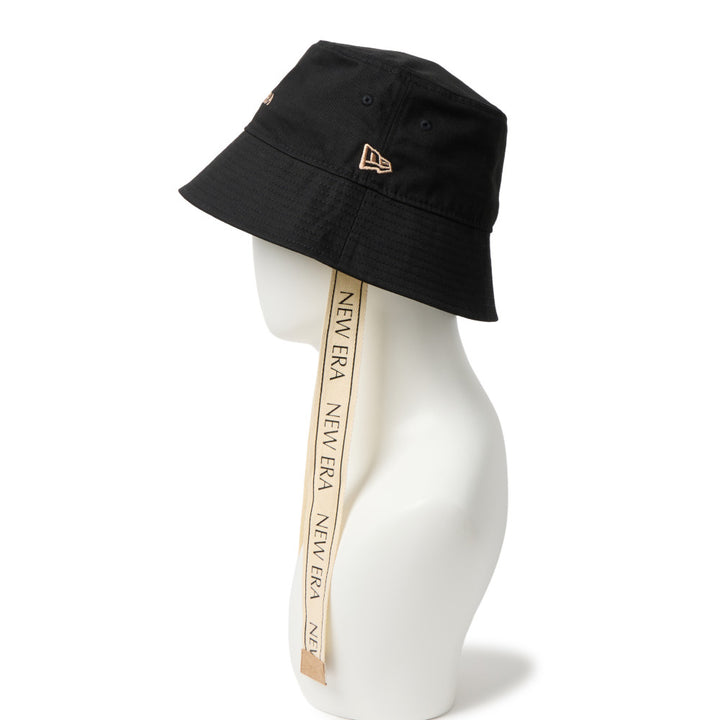 NEW ERA 2 WAY LOGO TAPE BLACK WOMEN GOLF BUCKET 01 – New Era Hong Kong