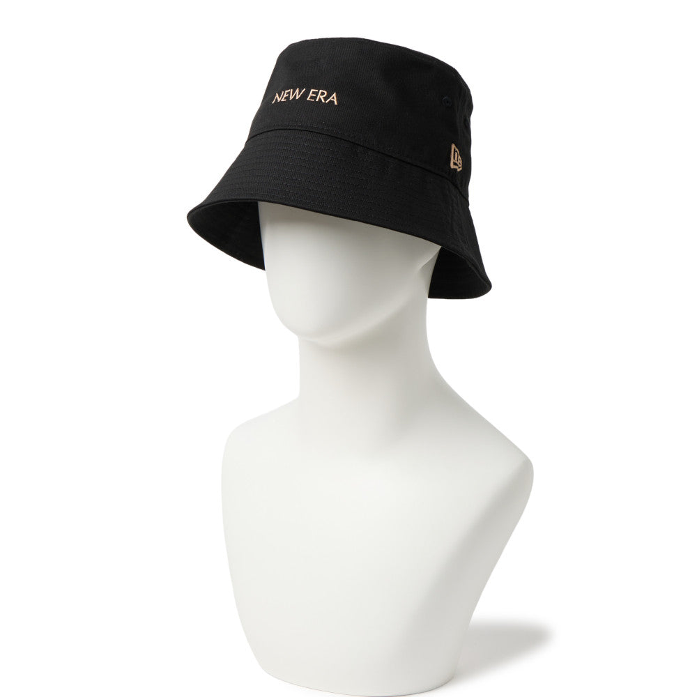 NEW ERA 2 WAY LOGO TAPE BLACK WOMEN GOLF BUCKET 01 – New Era Hong Kong