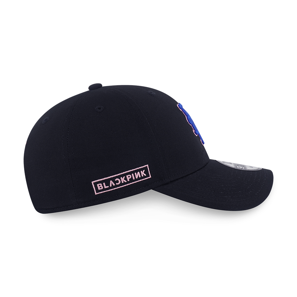 NEW ERA X MLB X BLACKPINK 2025 NEW YORK METS BLACK 9FORTY CAP