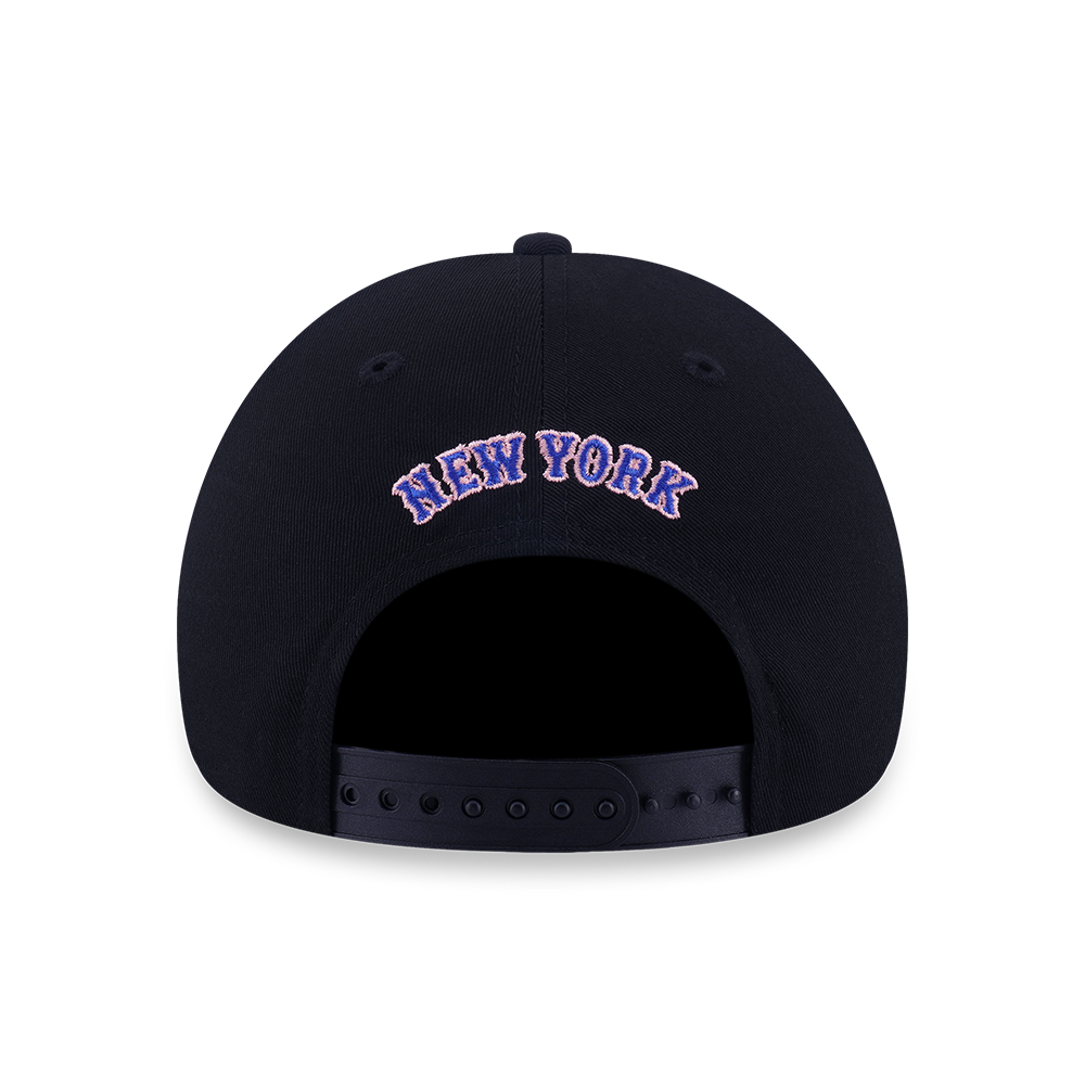 NEW ERA X MLB X BLACKPINK 2025 NEW YORK METS BLACK 9FORTY CAP