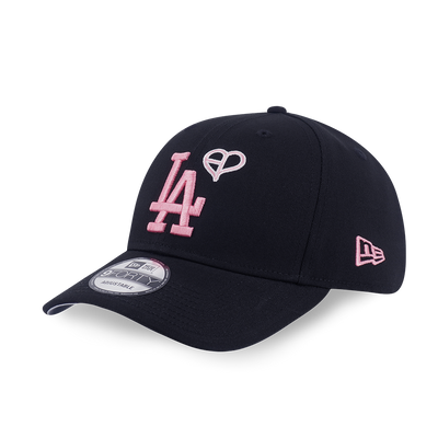 NEW ERA X MLB X BLACKPINK 2025 LOS ANGELES DODGERS BLACK 9FORTY CAP