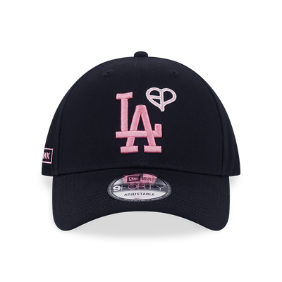 NEW ERA X MLB X BLACKPINK 2025 LOS ANGELES DODGERS BLACK 9FORTY CAP