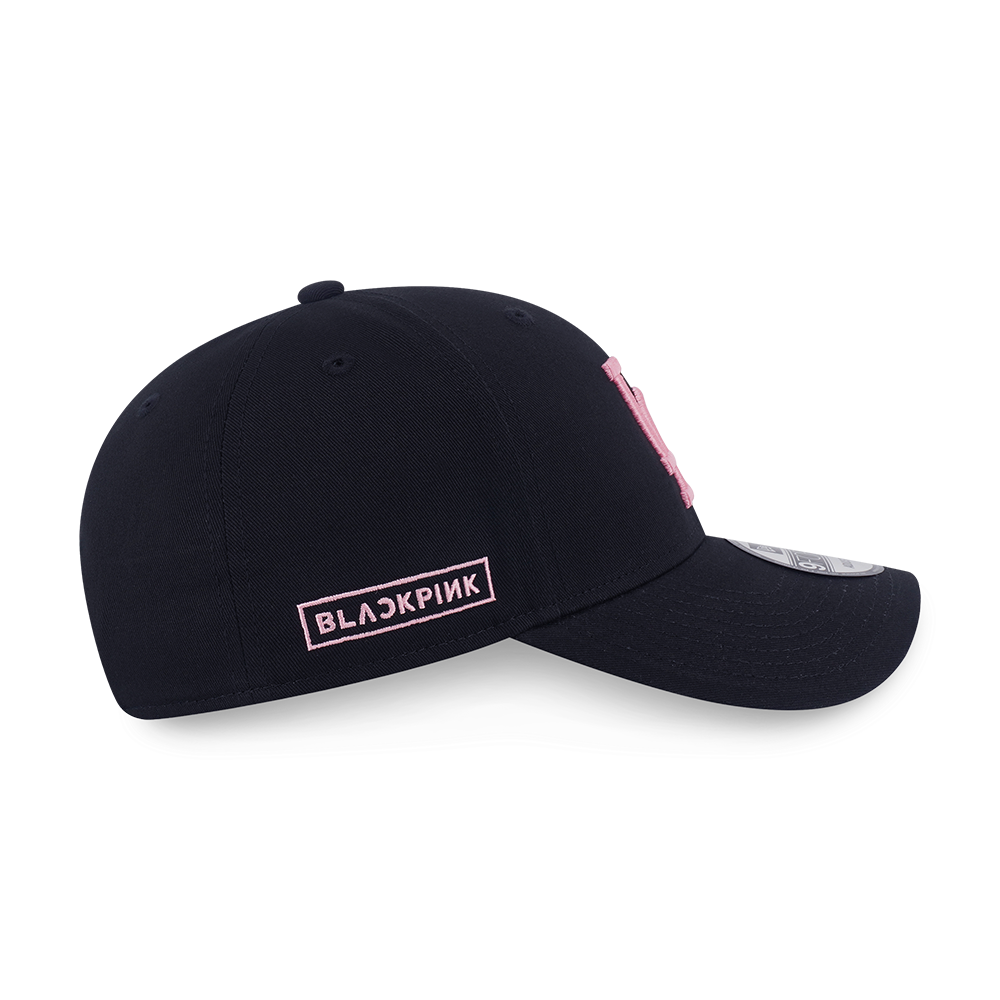 NEW ERA X MLB X BLACKPINK 2025 LOS ANGELES DODGERS BLACK 9FORTY CAP