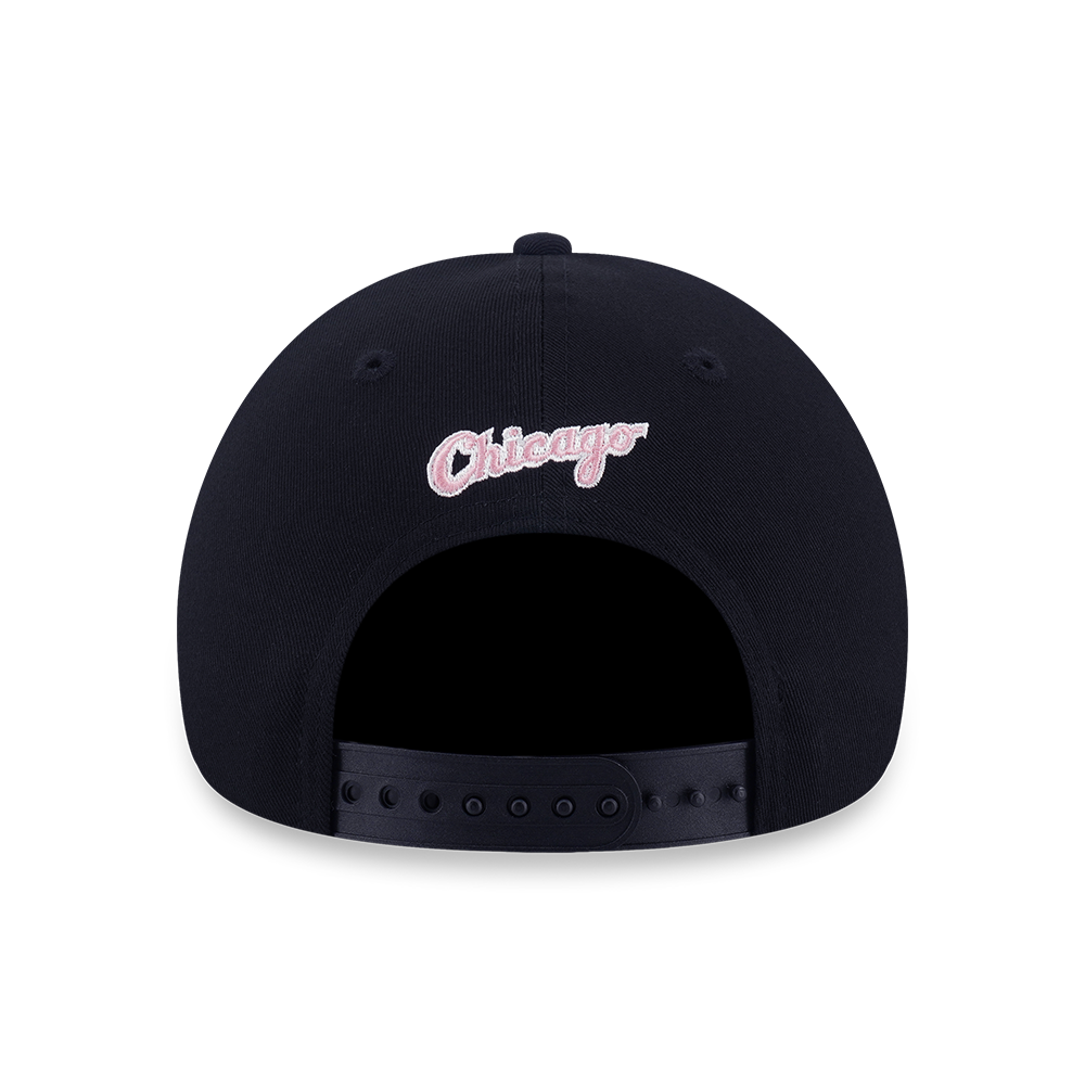 NEW ERA X MLB X BLACKPINK 2025 CHICAGO WHITE SOX BLACK 9FORTY CAP