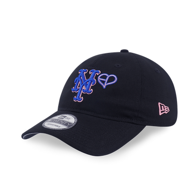 NEW ERA X MLB X BLACKPINK 2025 NEW YORK METS BLACK 9TWENTY CAP