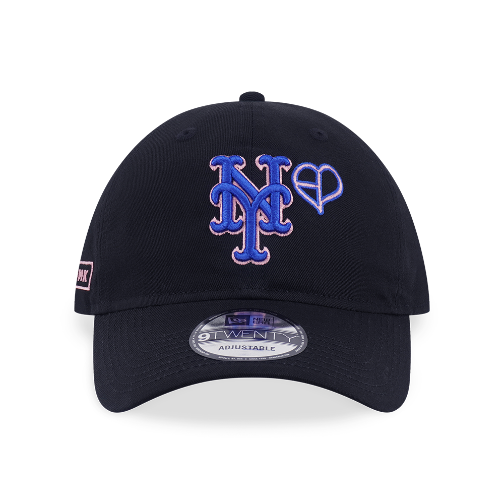 NEW ERA X MLB X BLACKPINK 2025 NEW YORK METS BLACK 9TWENTY CAP