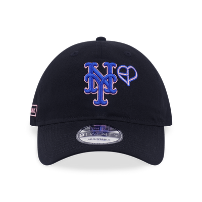 NEW ERA X MLB X BLACKPINK 2025 NEW YORK METS BLACK 9TWENTY CAP