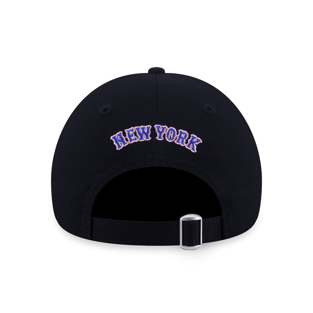 NEW ERA X MLB X BLACKPINK 2025 NEW YORK METS BLACK 9TWENTY CAP